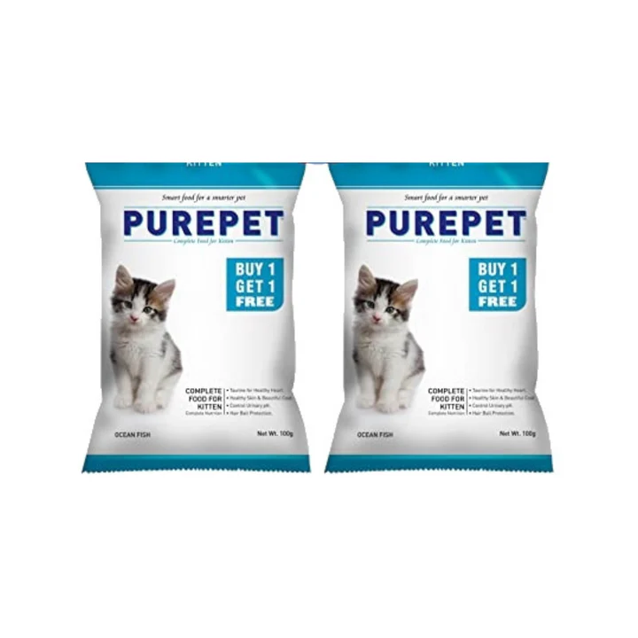 Purepet Kitten Ocean Fish (65 gm Pouch x 15 qty)